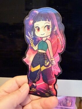 KPOP Demon hunters as kids 3D moving stickers